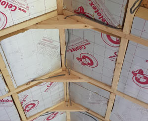 new conservatory roof being built in Woodsmoor, Stockport.