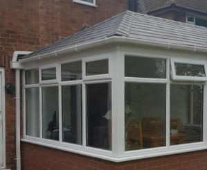 new solid conservatory roof in Woodsmoor, Stockport.