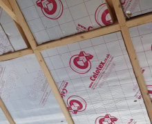 new conservatory roof being built in Woodsmoor, Stockport.