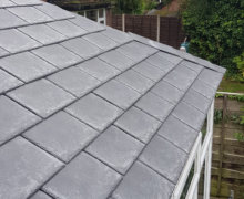 new conservatory roof being built in Woodsmoor, Stockport.