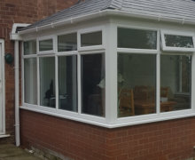 new solid conservatory roof in Woodsmoor, Stockport.